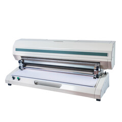 Laminator front view full body isolate on white background