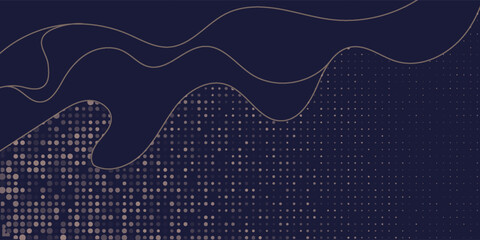 Gold glitter. Shiny particles on a dark background. Vector illustration can be a template for your design. vector dynamic illustration