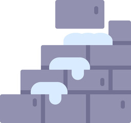 Brick wall icon