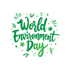 World Environment Day illustration celebrating ecological harmony and sustainability