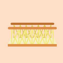 Pedestrian bridge illustration