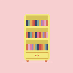 Bookcase illustration