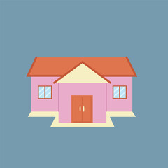 Minimalist house illustration