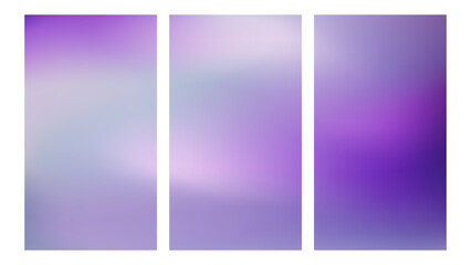 Aesthetic lavender colors gradient background. White and purple blurry blending colors vertical background.