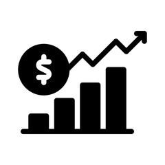 revenue glyph icon