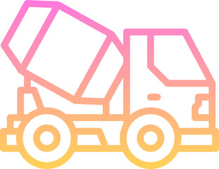 Concrete mix icon