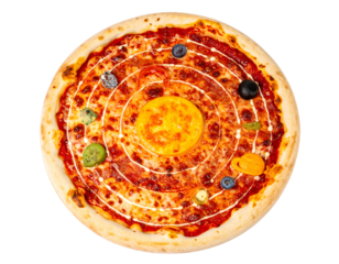 Creative Fruit Pizza Solar System Design