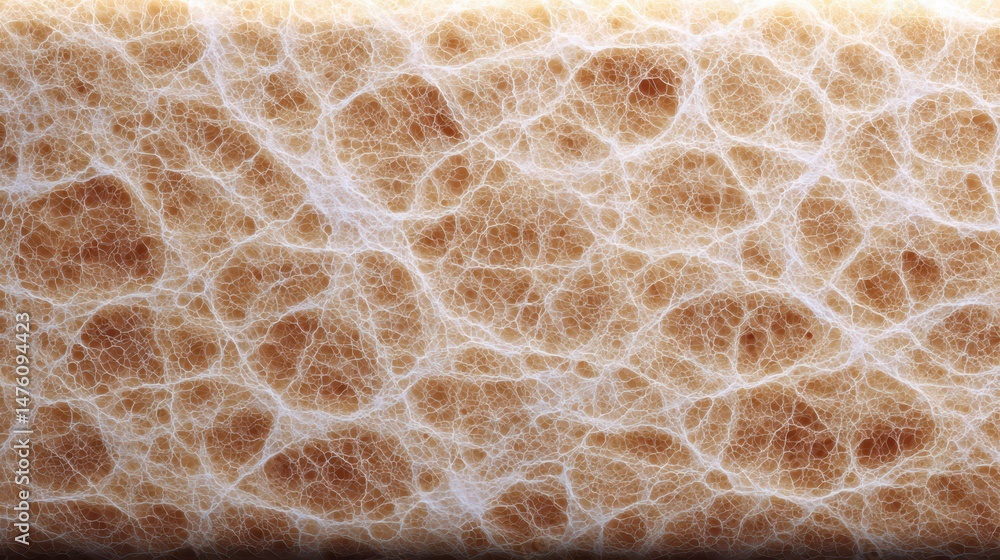 Poster abstract beige texture intricate network mesh web cellular structure background