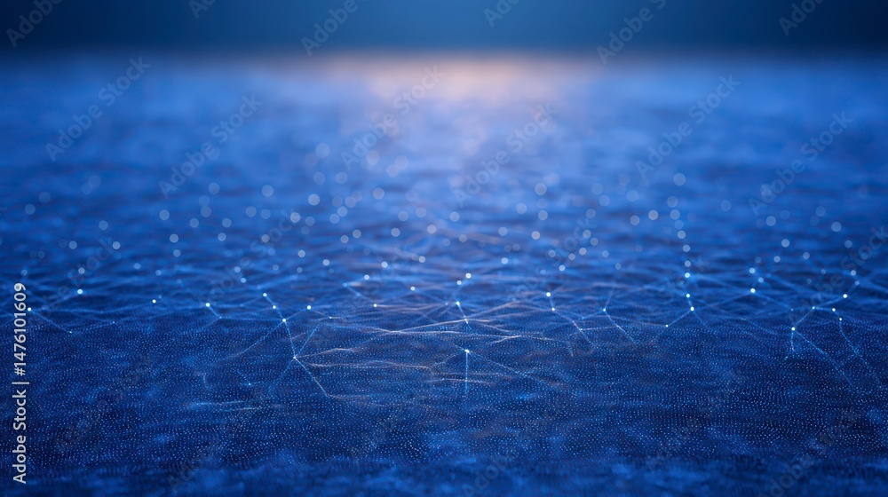 Poster abstract digital network connection futuristic technology background