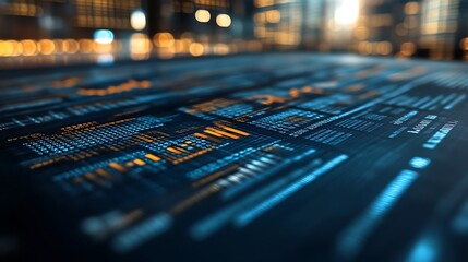 Data Visualization with City Background