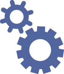 Cog wheel gear mechanism vector illustration