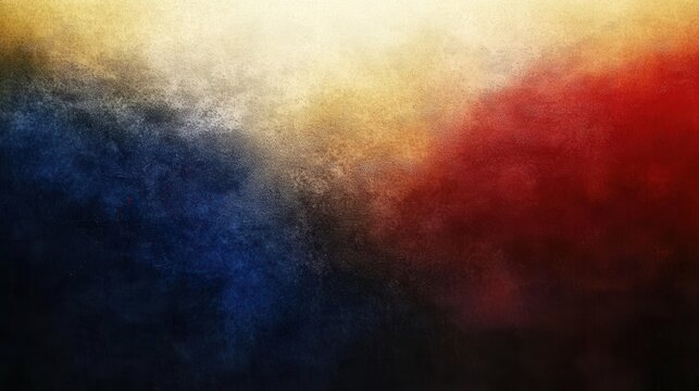 Abstract Background Blue Red Gold Gradient Texture