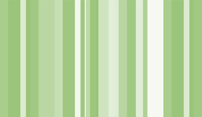 White and green Vertical Stripes seamless pattern background. Vector illustration.
