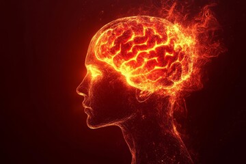 Fototapeta premium x ray of human brain