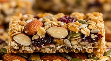 Granola Bar with Almond and Seed