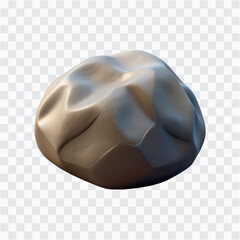 Rock Icon PNG | Stone Boulder Illustration | Natural Terrain Element Render set 2