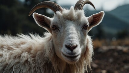 Obraz premium portrait of a goat