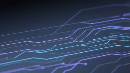 Abstract Background With Colorful Glowing Line