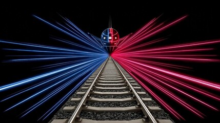 Futuristic Railway  Speed  Technology  and Progress
