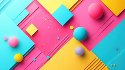 Colorful geometric shapes (1)