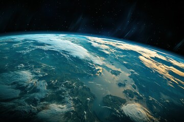 flawless image of digital earth global network