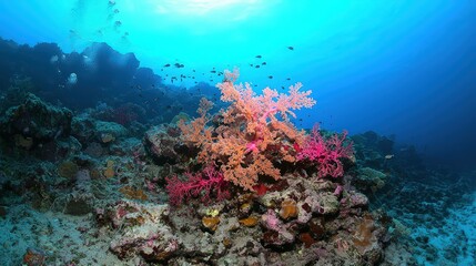 Vibrant coral reef adventures capturing underwater paradise & marine life conservation in stunning photography