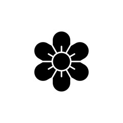 flower icon vector sign symbol