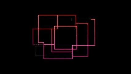 Abstract Background With Colorful Glowing Line