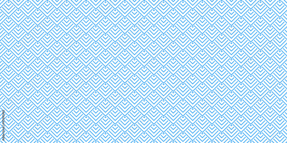 Poster minimal geomatics overlapping create retro line pattern design. abstract overlapping vector blue pat