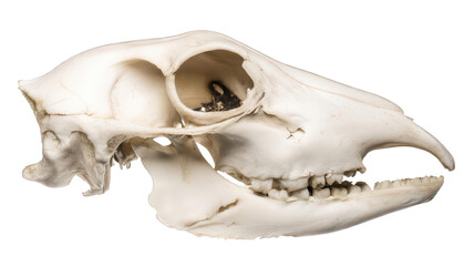 Hare Skull Close-Up Transparent Background