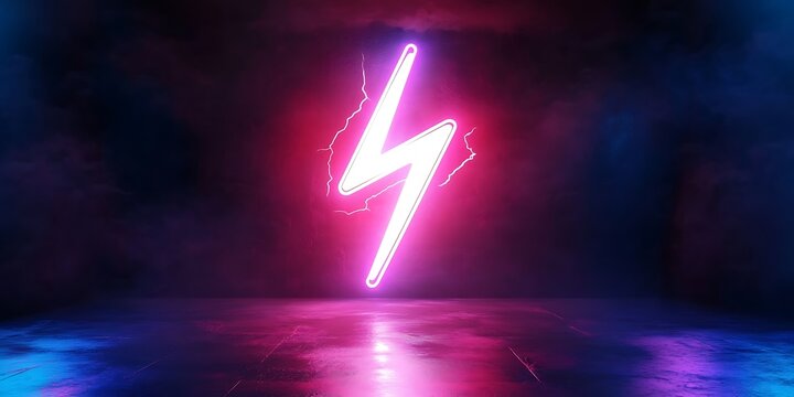 
3d render, neon light abstract background, glowing thunderbolt, electricity power symbol, lightning sign. Thunder symbol. lightning, electric power symbol

 - Powered by Adobe