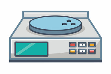 Fototapeta premium centrifuge with closed lid icon
