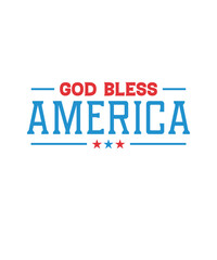 4th Of July T-shirt, Independence Day, God bless america
