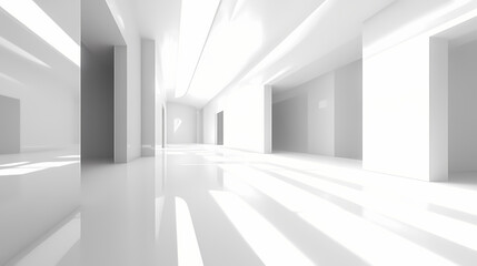 Fototapeta premium futuristic neon corridor