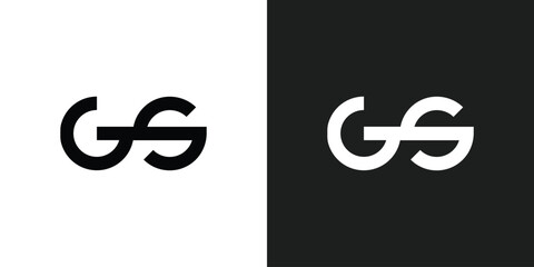 Letter GS Logo Design