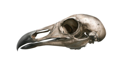 Vulture Skull Close-Up Transparent Background