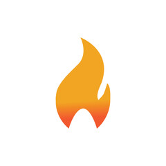 Stylized Fire logo vector and symbol