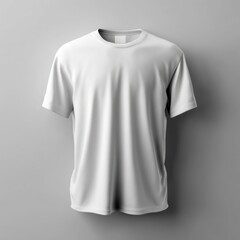 3D cartoon t-shirt mockup with an empty space for custom branding, logo, or design message.