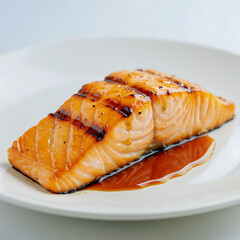Grilled Salmon Steak