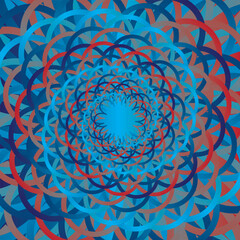 abstract background with round ornament | Premium Vector Background