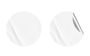 Blank Texture For Sticker Mockup