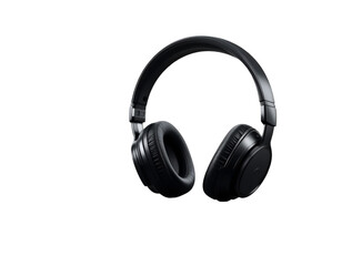 Headphones on Transparent Background for Audio Listening