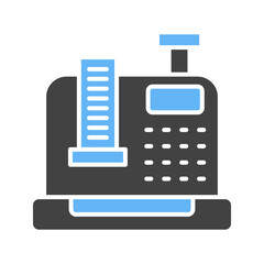 Cash Register icon vector image. Suitable for mobile apps, web apps and print media.