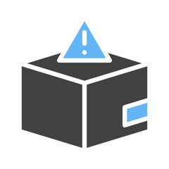 Dangerous Goods icon vector image. Suitable for mobile apps, web apps and print media.