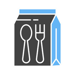 Fototapeta premium Food Pack icon vector image. Suitable for mobile apps, web apps and print media.
