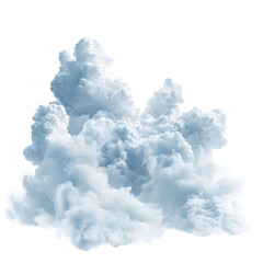 Sky and cloud background texture Isolated White Background