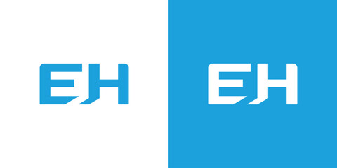 Letter EH Logo Design