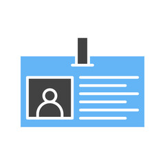 Id Card icon vector image. Suitable for mobile apps, web apps and print media.