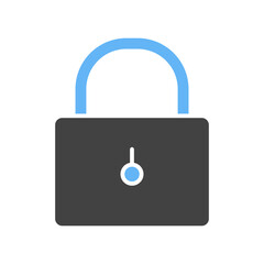 Lock icon vector image. Suitable for mobile apps, web apps and print media.
