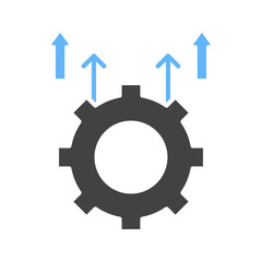 Productivity icon vector image. Suitable for mobile apps, web apps and print media.